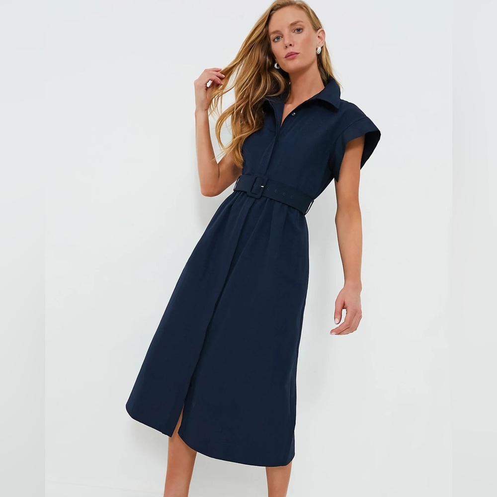 NWT TUCKERNUCK Navy Blue Chloe Midi Dress XXXL